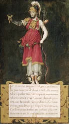 Franciszek I (1494-1547) jako bóstwo złożone